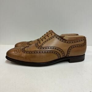 VERY GOOD Crockett & Jones Clifford Handgrade Oxford Wingtip England 7.5/ US 8.5